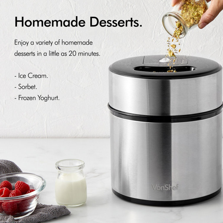 VonShef 2L Ice Cream Maker & Reviews Wayfair.co.uk